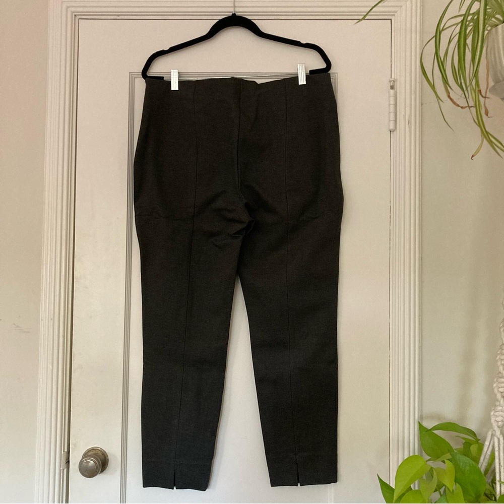 Quince charcoal ultra stretch Ponte pintuck ankle pants - XL - Picture 5 of 8